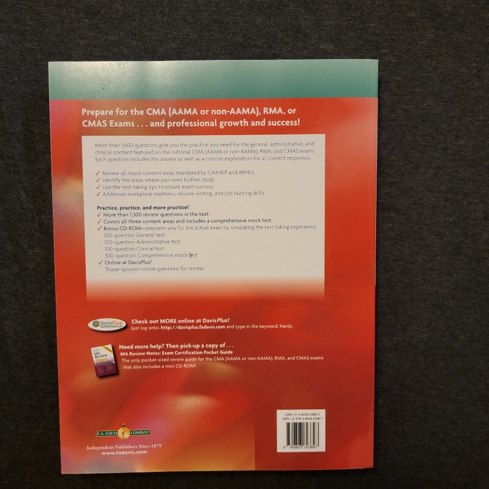 Medical Assistant Exam Prep Book - Picture 2 of 2
